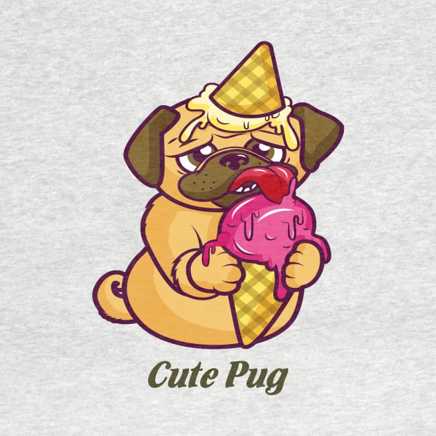 Cute pug by This is store